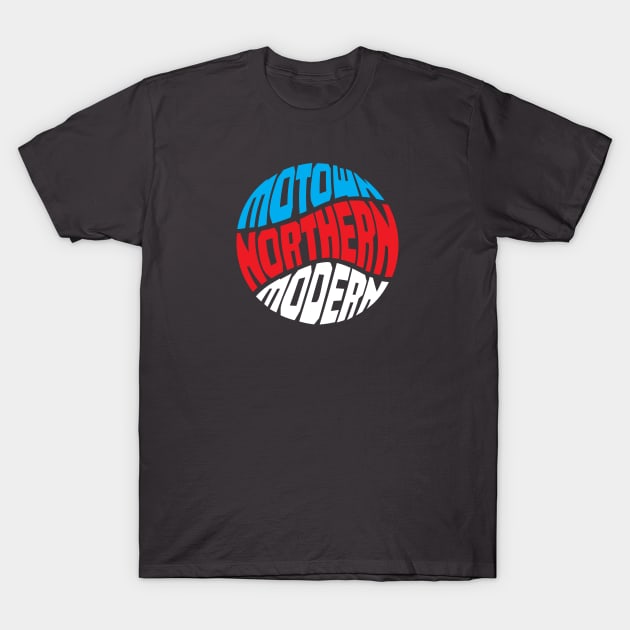 Motown Northern & Modern T-Shirt by modernistdesign